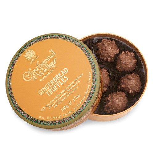 Charbonnel et Walker Victorian Theatre Christmas Gingerbread Truffles, 105g - Customer Favourite